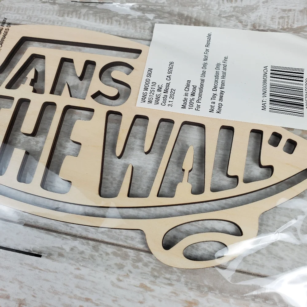 Vans Wood Sign - Picture 2 of 5